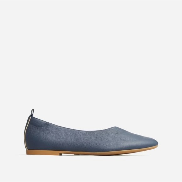 Everlane The Italian Leather Day Glove in Navy Blue Womens Shoes Loafers flats - Picture 12 of 12
